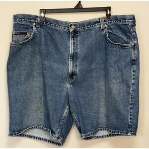 Vintage Tommy Hilfiger Tommy Jeans Men’s Jean Shorts Big Tommy Patch Size 50